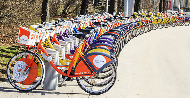 Bike shares provide another option for an energy efficient commute.